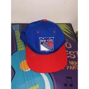 New York Rangers Snapback Hat Starter Youth Blue & Red With Logo Vintage